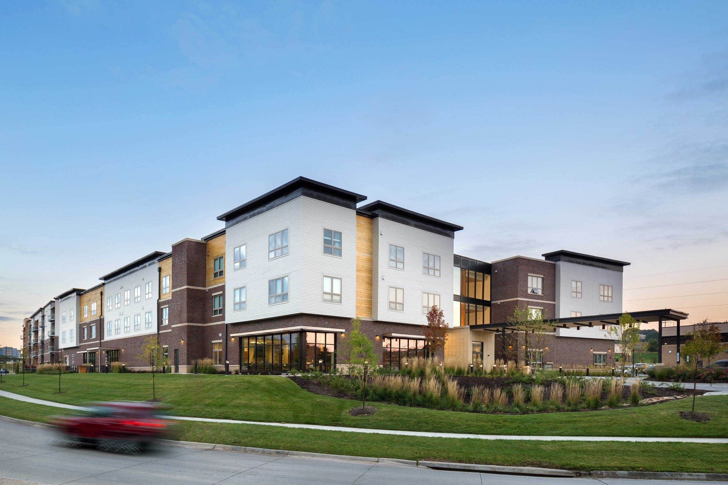 Aksarben Village Senior Living Community in Omaha, NE - Main View
