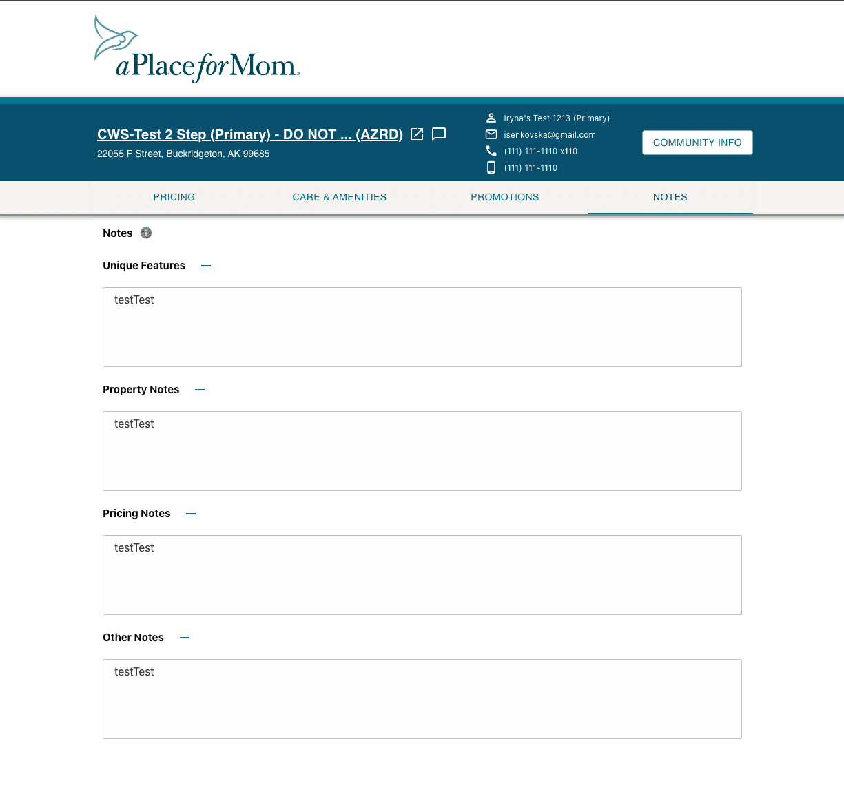 CWS-Test 2 Step (Primary) - DO NOT CHANGE/REFER633 (Summer 2026) in Talkeetna, AK