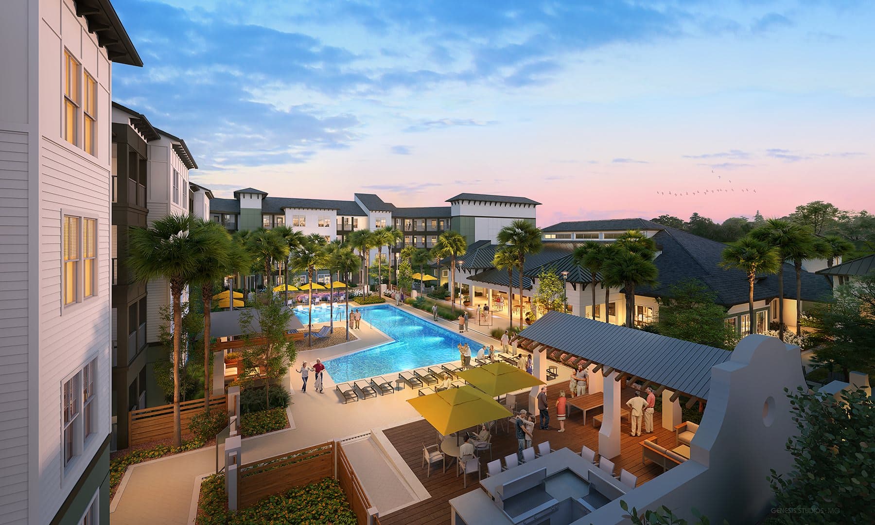 Calirosa 55+ Active Adult Apartment Community in Kissimmee, FL - Main View