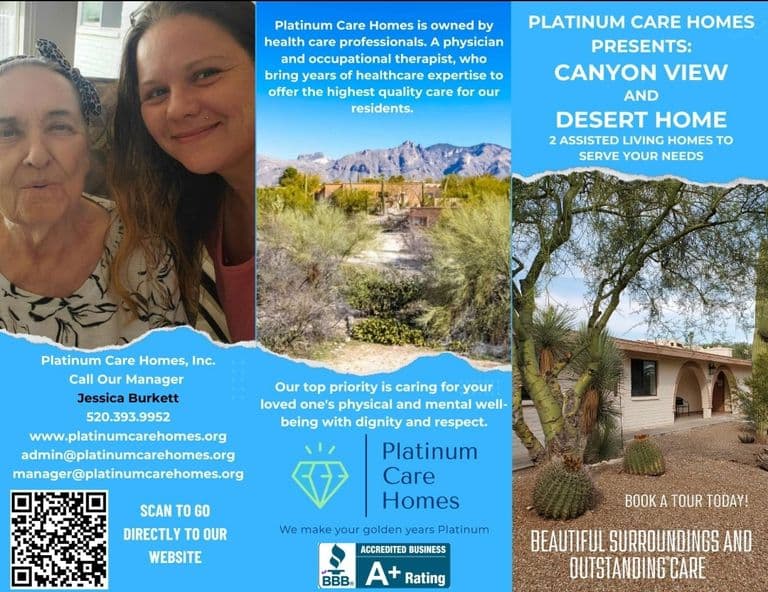 Desert Home by Platinum Care Homes in Tucson, AZ - Main View