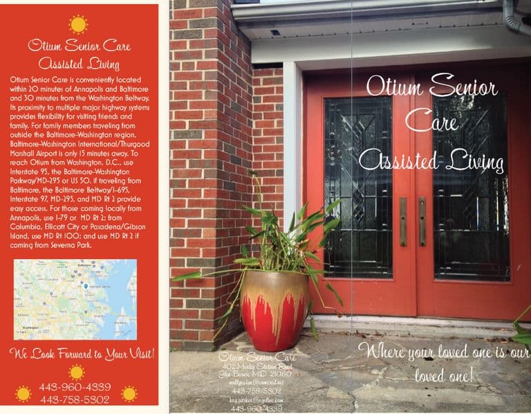 Otium Senior Care in Glen Burnie, MD - Main View