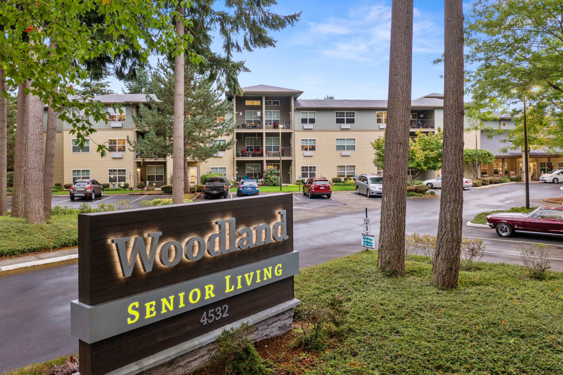 Woodland Retirement and Assisted Living Community in Lacey, WA - Main View